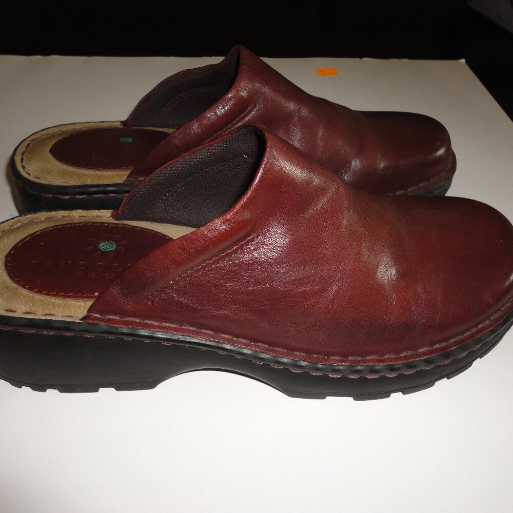 Bandolino Brown Leather Mules